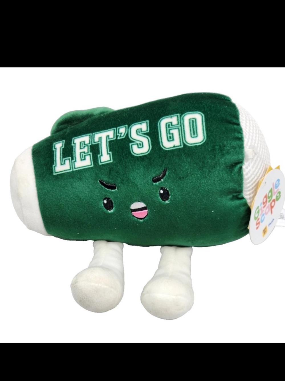 Last One! Plush Green Game Day 8"  Mega Phone Gigglescape